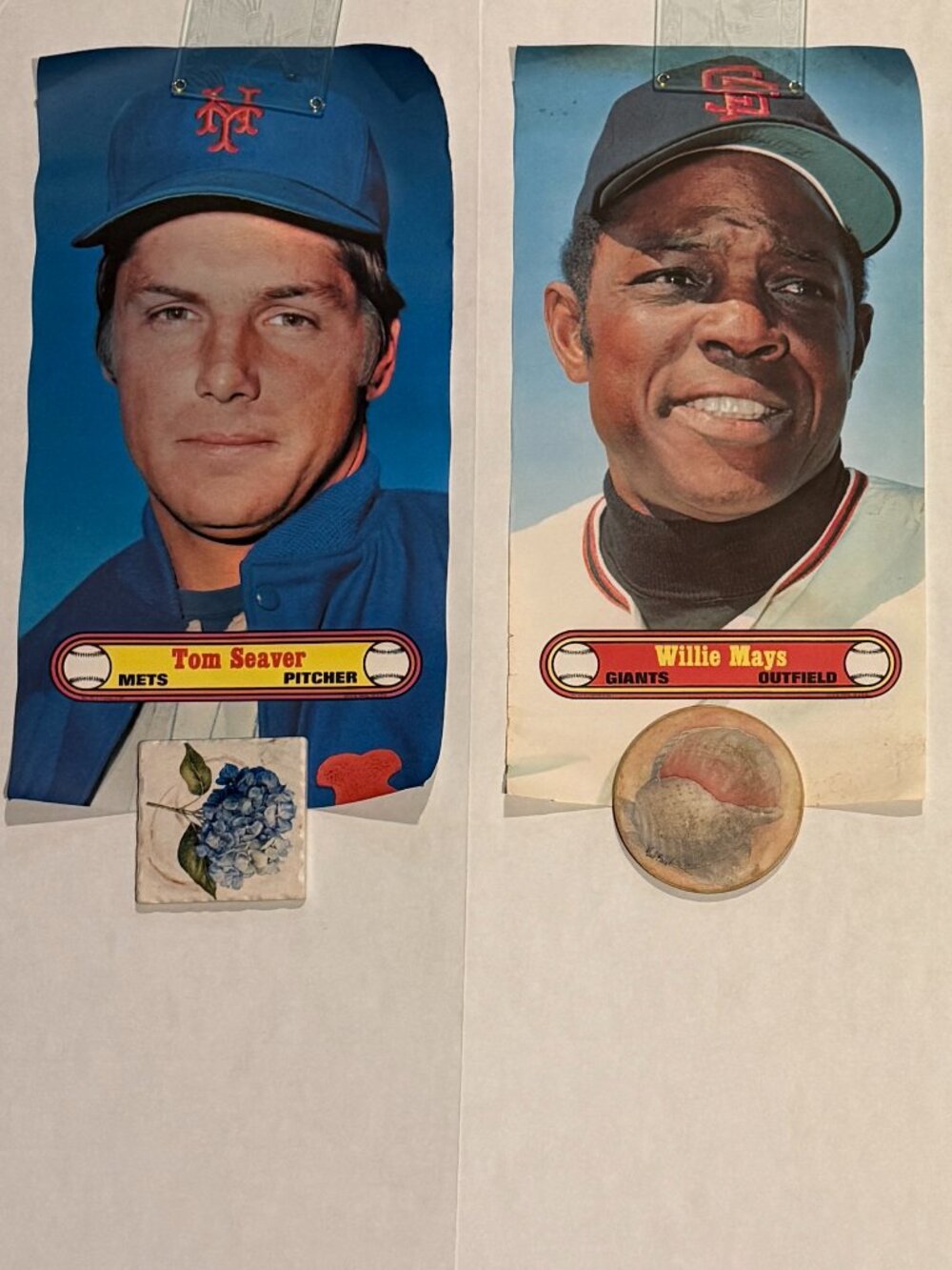 1972 Topps TCG Poster Cards (37) Seaver Mays Rose Killebrew Vintage Baseball HOF - Picture 2 of 6